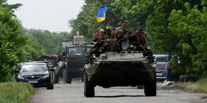 Карательные части вошли в Луганск Карательные части вошли в Луганск