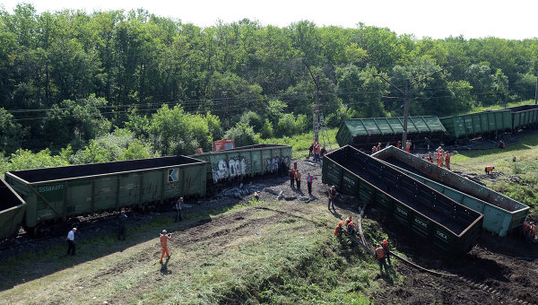 Железнодорожный коллапс на Донбассе