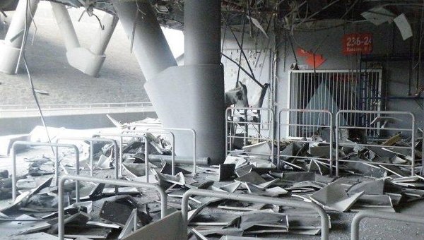 Украинская армия разбомбила стадион донецкого «Шахтера»