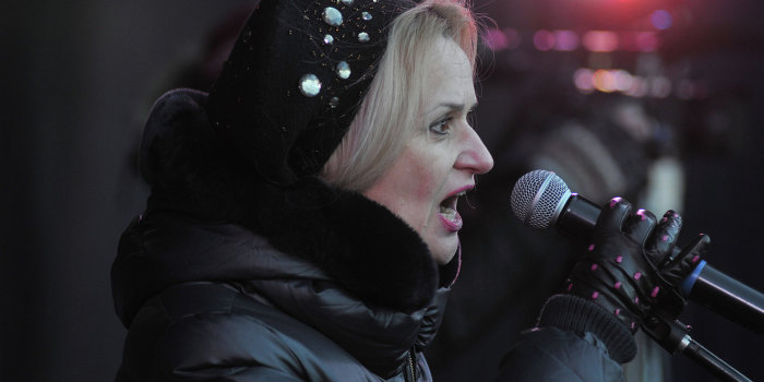 Фарион назвала рабами тех, кто голосовал не за нее Фарион назвала рабами тех, кто голосовал не за нее