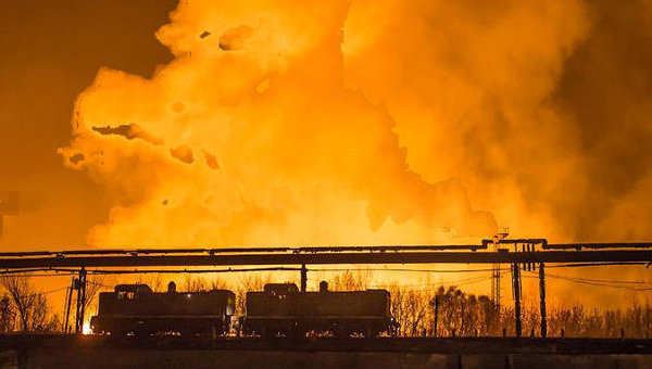 Харьковские партизаны сожгли склад боеприпасов с фосфорными снарядами Харьковские партизаны сожгли склад боеприпасов с фосфорными снарядами