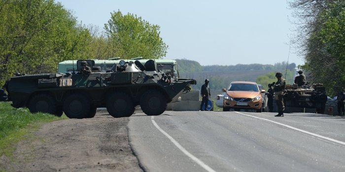 Украинские военные заблокировали трассу Харьков-Ростов