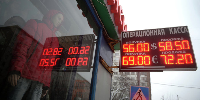 Ответный натиск медведя: рубль растёт к доллару Ответный натиск медведя: рубль растёт к доллару