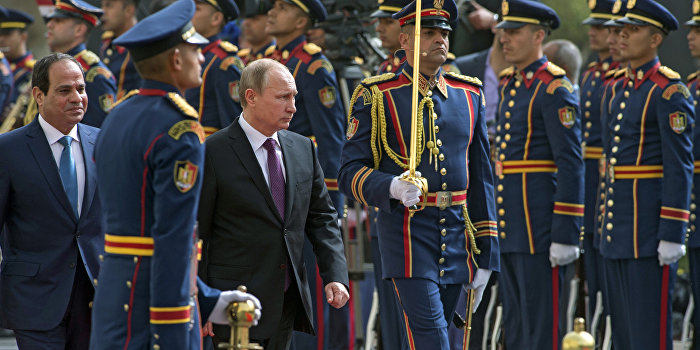 Как Египет встретил Путина Как Египет встретил Путина