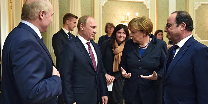 Германия и Франция благодарны Владимиру Путину за влияние на ДНР и ЛНР Германия и Франция благодарны Владимиру Путину за влияние на ДНР и ЛНР