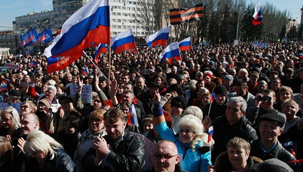 Андрей Пургин: В Донецке перелом наступил 1 марта после того, как был вывешен российский флаг Андрей Пургин: В Донецке перелом наступил 1 марта после того, как был вывешен российский флаг