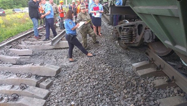 На Одесской железной дороге прогремел взрыв