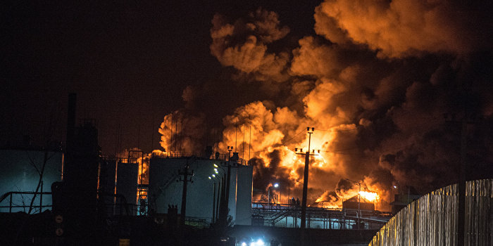 На нефтебазе под Киевом произошел новый взрыв