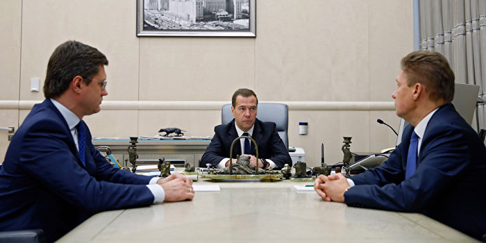 Медведев назвал конечную цену газа для Украины