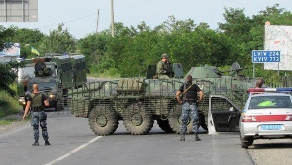 Боевики «Правого Сектора» окружены в селе Бобовичи Боевики «Правого Сектора» окружены в селе Бобовичи