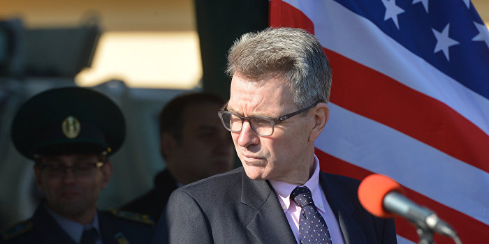 Донецкий губернатор попросил оружие у посла США Донецкий губернатор попросил оружие у посла США