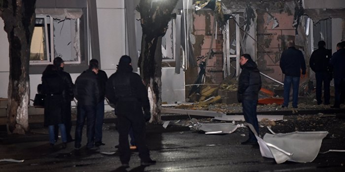 В Одессе прогремел взрыв у штаба «Самообороны» В Одессе прогремел взрыв у штаба «Самообороны»