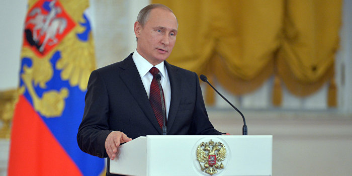 Путин: Поддержка соотечественников помогла при воссоединении Крыма с РФ Путин: Поддержка соотечественников помогла при воссоединении Крыма с РФ