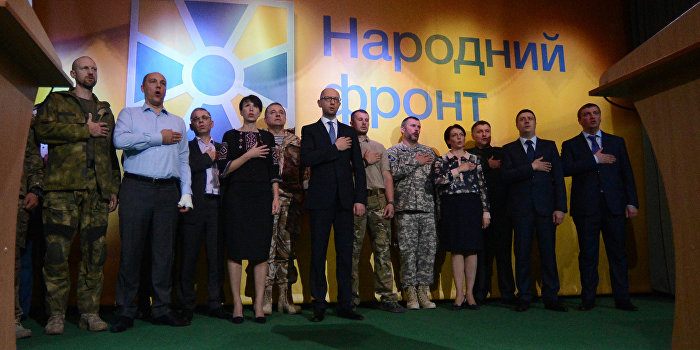«Народный фронт» идет в лобовую на Порошенко «Народный фронт» идет в лобовую на Порошенко