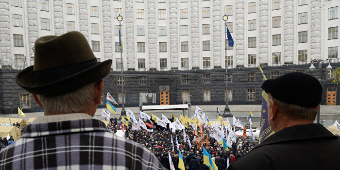 Акция протеста против евроинтеграции прошла в Киеве Акция протеста против евроинтеграции прошла в Киеве