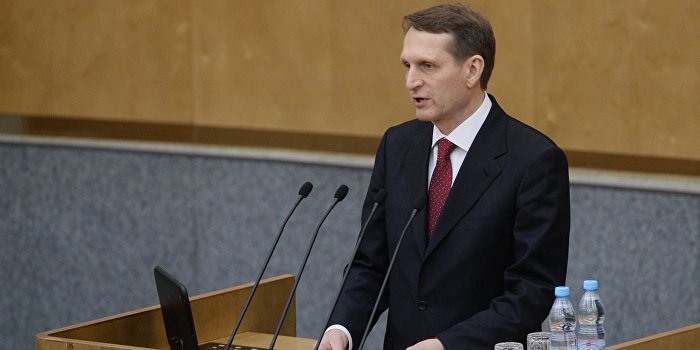 Нарышкин призвал Европу ввести санкции против Украины