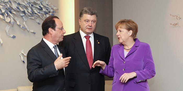 Посланники Меркель и Олланда взяли на контроль Порошенко и Яценюка