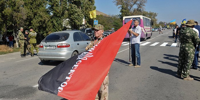 Активисты «блокады» Крыма переместились в Херсонскую область