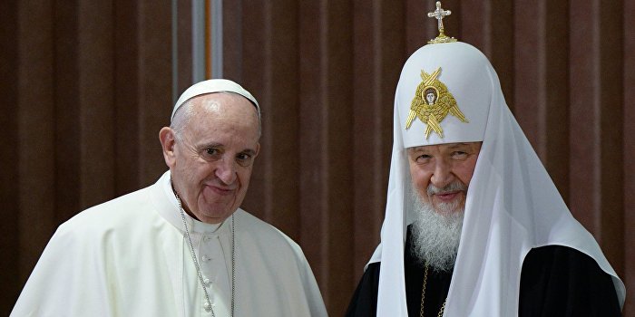 Состоялась встреча тысячелетия между Патриархом и Папой