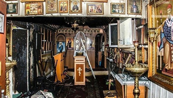 РПЦ требует расследовать поджог храма в Львовской области