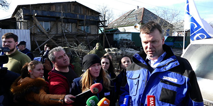 Представитель ОБСЕ обвинил Киев в эскалации конфликта в Донбассе Представитель ОБСЕ обвинил Киев в эскалации конфликта в Донбассе