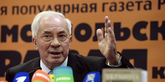 Азаров: Переворот в Киеве привел к событиям в Донбассе и отделению Крыма Азаров: Переворот в Киеве привел к событиям в Донбассе и отделению Крыма