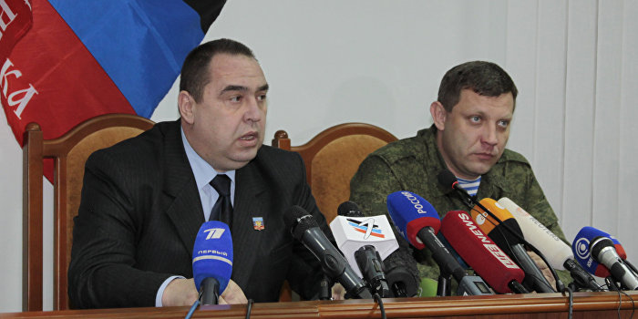 Плотницкий приглашает Порошенко на переговоры в ЛНР Плотницкий приглашает Порошенко на переговоры в ЛНР
