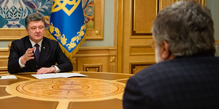 СМИ: Порошенко вел личные переговоры с Коломойским СМИ: Порошенко вел личные переговоры с Коломойским