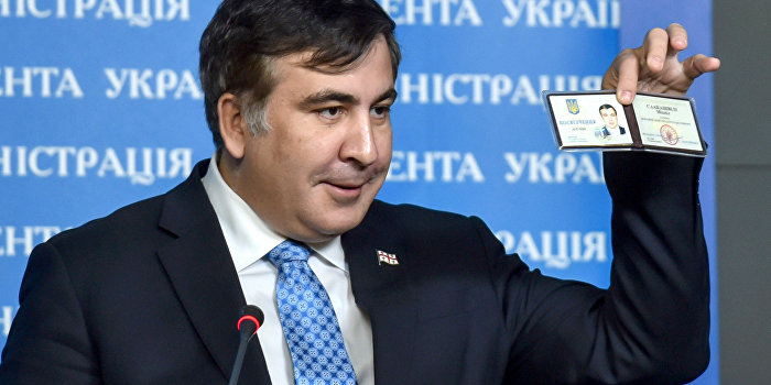 Саакашвили заявил, что не уедет из Украины Саакашвили заявил, что не уедет из Украины