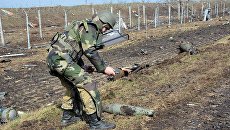 Украинские силовики готовятся к разминированию в Петровском