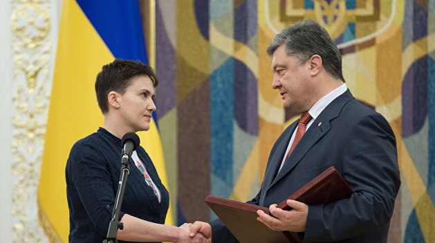 Савченко готова отказаться от звания Герой Украины Савченко готова отказаться от звания Герой Украины