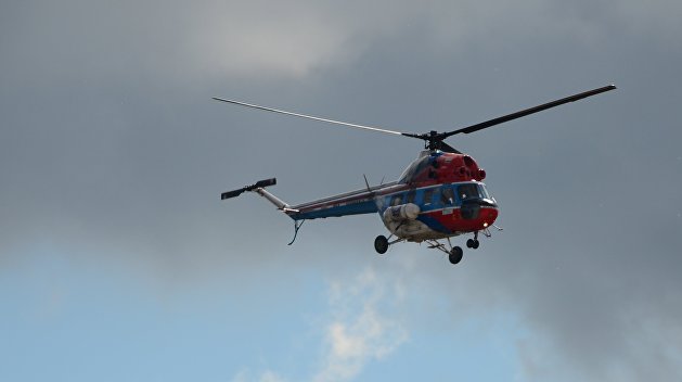 Фото пограничного вертолета