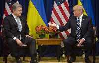 Трамп призвал Порошенко искоренить коррупцию на Украине