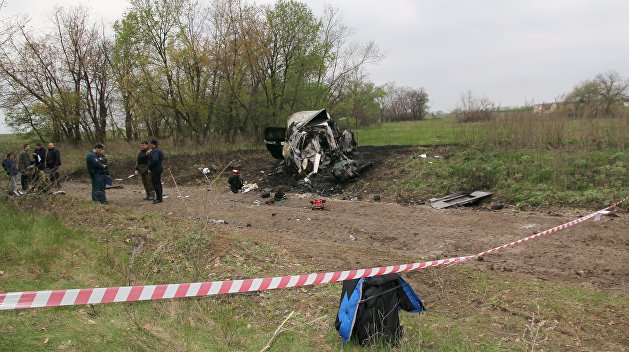 Подрыв украинских полицейских в Донбассе квалифицировали как теракт Подрыв украинских полицейских в Донбассе квалифицировали как теракт