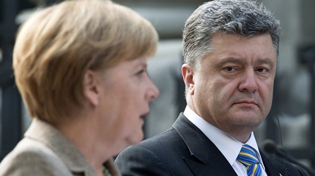 Германия требует от Порошенко сделать выбор: страна или деньги Германия требует от Порошенко сделать выбор: страна или деньги