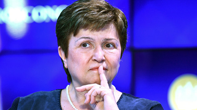 Глава МВФ Георгиева предупредила Украину о больших экономических рисках