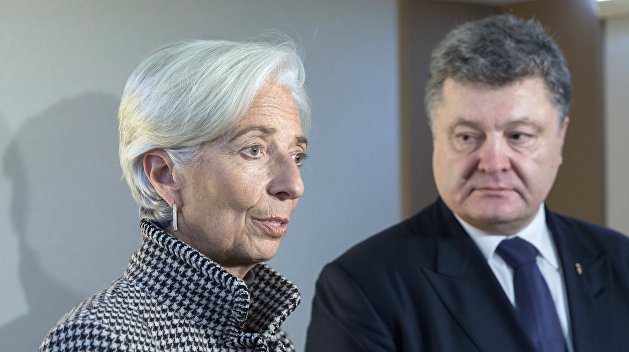 Глава МВФ подталкивает Порошенко к проведению реформ Глава МВФ подталкивает Порошенко к проведению реформ