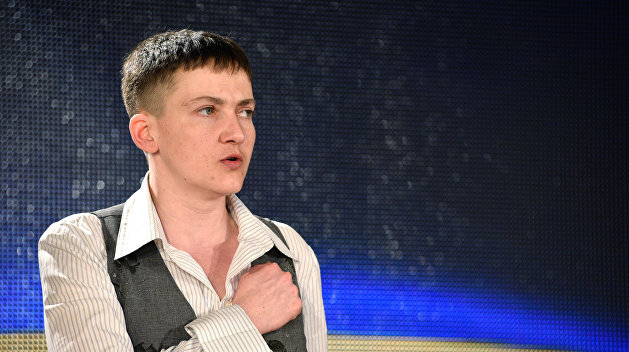 Савченко спела в прямом эфире Савченко спела в прямом эфире