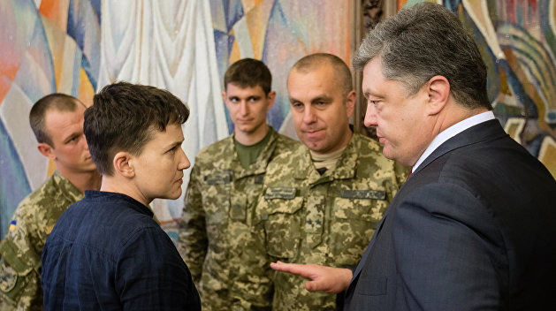 Савченко готова отдать «звезду Героя Украины» Порошенко