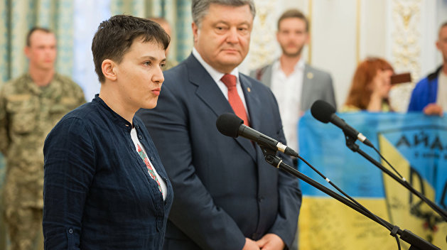 Савченко обвинила Порошенко в уничтожении несогласных Савченко обвинила Порошенко в уничтожении несогласных
