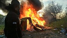 «Субботник» в Голосеево: Нацдружины разгромили цыганский лагерь