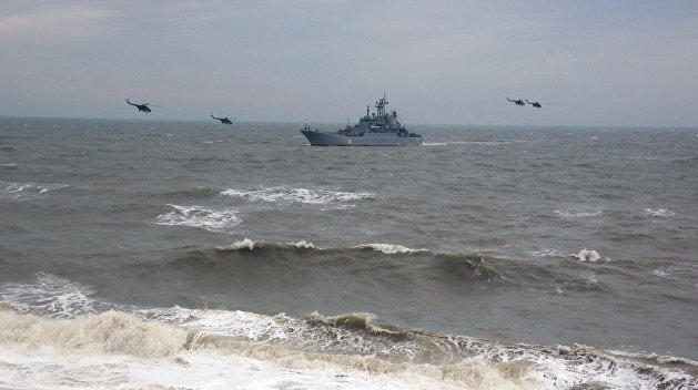Корабли Черноморского флота ведут морской бой в Средиземном море Корабли Черноморского флота ведут морской бой в Средиземном море