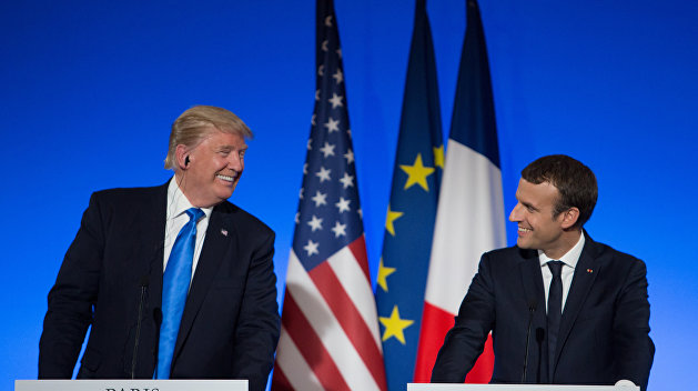 Трамп и Макрон согласились провести встречу G7 в очном формате Трамп и Макрон согласились провести встречу G7 в очном формате