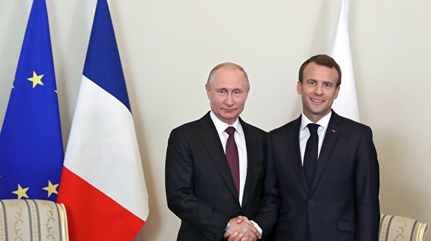 Макрон: Россия и Франция вместе могут решить украинский вопрос Макрон: Россия и Франция вместе могут решить украинский вопрос