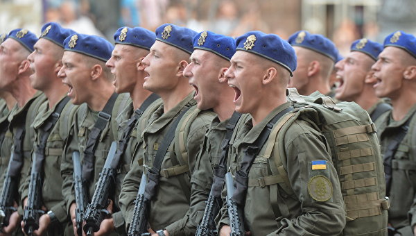 Украина готова к войне. Репетиция военного парада в Киеве. Фоторепортаж
