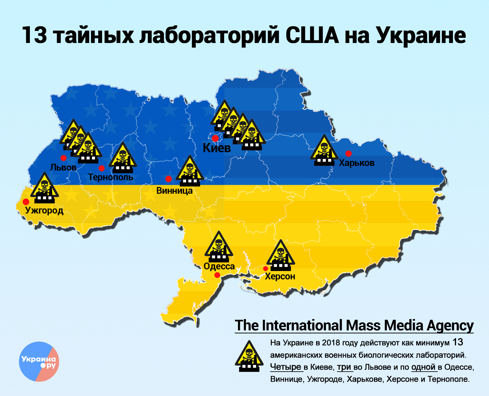 Секретные лаборатории США: Украину поражают вирусы-мутанты Секретные лаборатории США: Украину поражают вирусы-мутанты