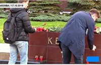 В память о погибших: Цветы к мемориалу Города-героя Керчи
