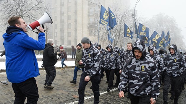 «Черный корпус» Украины. Националисты уже собирают свои отряды для войны с Россией «Черный корпус» Украины. Националисты уже собирают свои отряды для войны с Россией