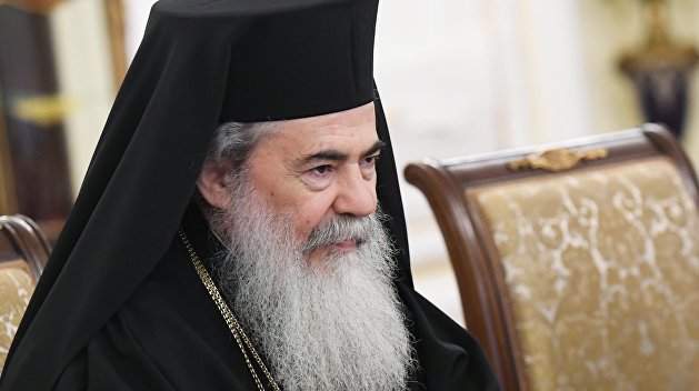 СМИ: Иерусалимский патриарх призвал Порошенко помириться с Януковичем СМИ: Иерусалимский патриарх призвал Порошенко помириться с Януковичем