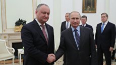 Додон прибудет в Москву, чтобы обсудить с Путиным тарифы на газ для Молдавии